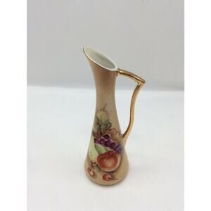 Lefton Heritage Fruits Mini Pitcher Vase